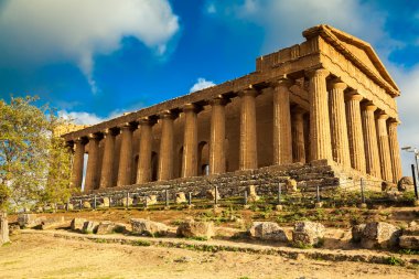 ünlü Concordia Tapınağı kalıntıları