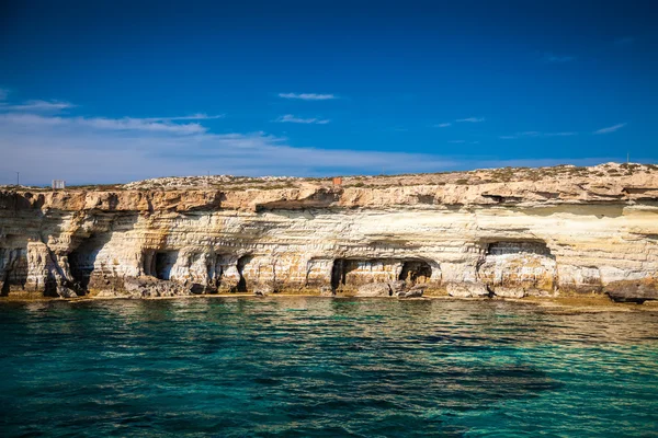 Cuevas marinas cerca de Ayia Napa — Foto de Stock