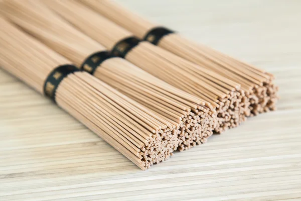 Close-up soba noodles — Stock Photo, Image