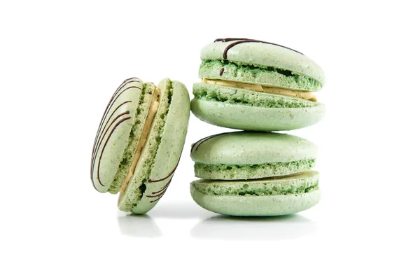 Macaroons isolated on a white background — Stock Photo, Image