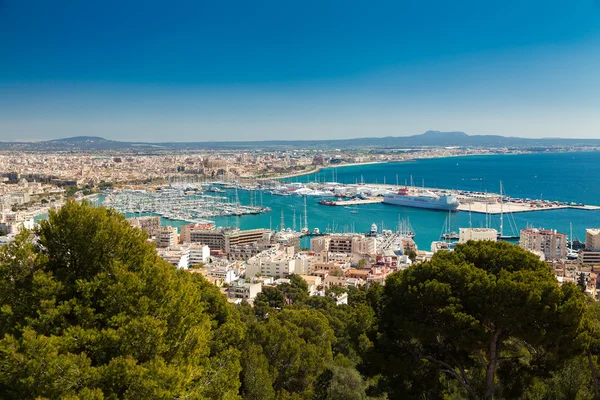 Vista aerea di Palma de Mallorca, Spagna — Foto Stock