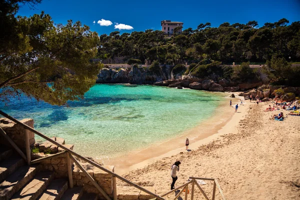 Plaży Cala gat na wiosnę — Zdjęcie stockowe