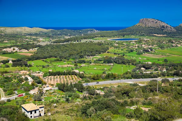 Vallei in het noorden van Mallorca — Stockfoto