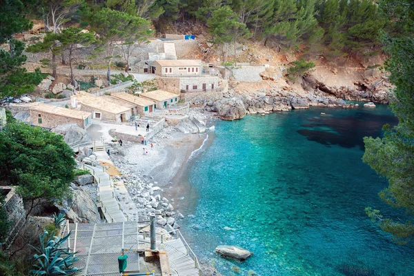 De baai van Sa Calobra, Mallorca — Stockfoto