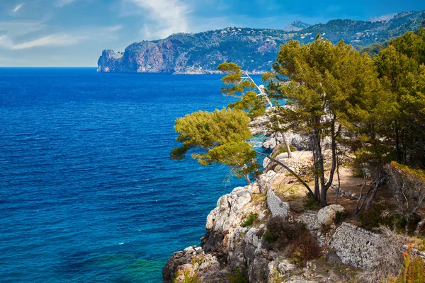 Mallorca Batı kıyı şeridi — Stok fotoğraf
