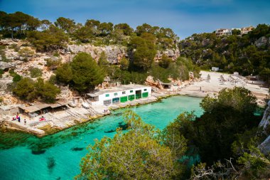 Cala Pi Beach havadan görünümü