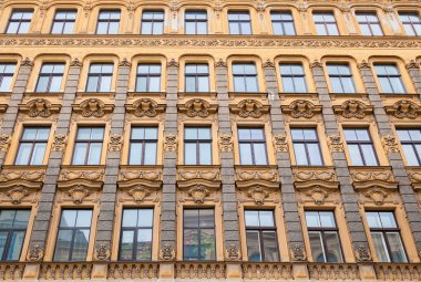 Art Nouveau mimari tarzında Riga