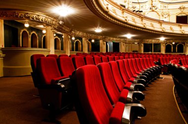 Theater - interior view clipart