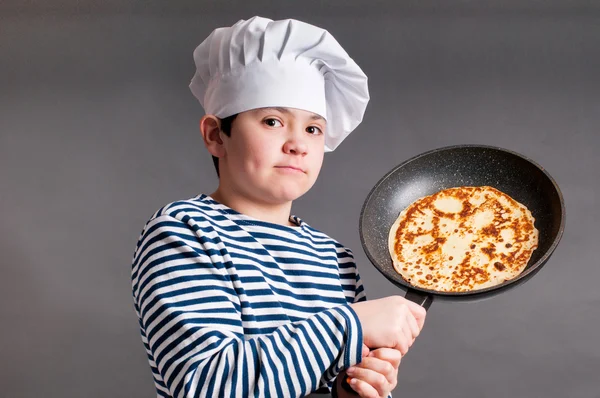 Seacook con panqueque — Foto de Stock