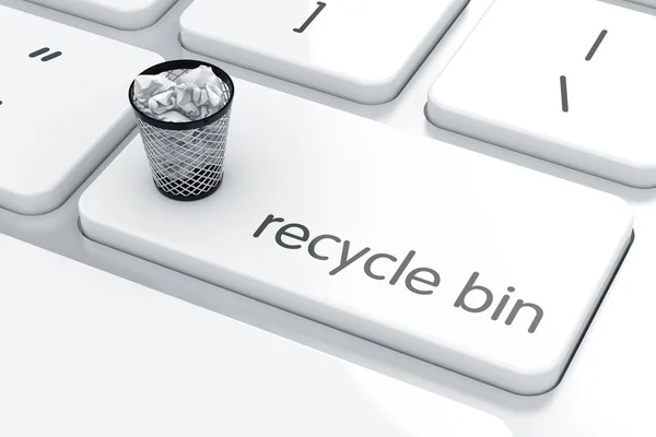 Recycle bin концепції — стокове фото