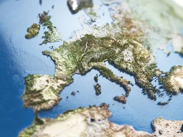 Χάρτη της Ευρώπης, με μαλακές εστίαση — Φωτογραφία Αρχείου