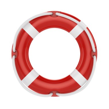fesaver, yeleğini, üzerinde beyaz backgrou izole iple lifebuoy