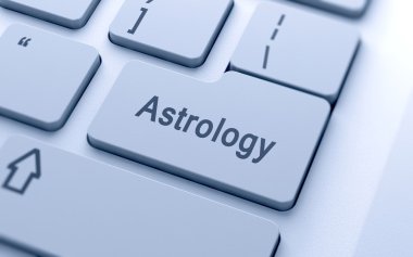 Bilgisayar klavye Astroloji sözcük düğmesini