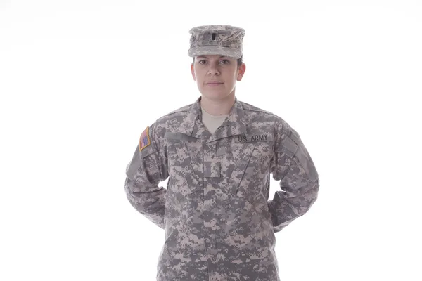 Military woman — Stock Photo, Image