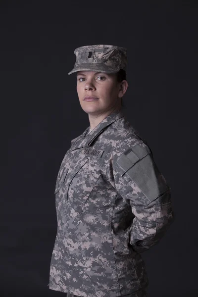 Military woman — Stock Photo, Image