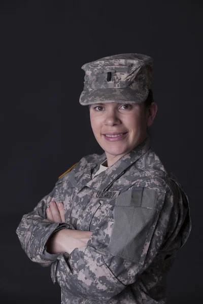 Military woman — Stock Photo, Image