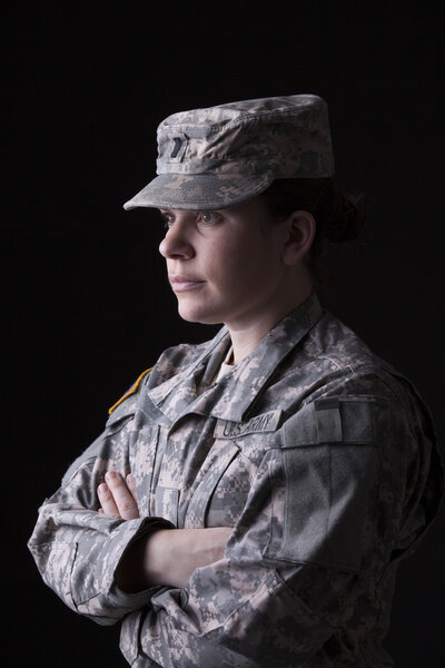 Military woman