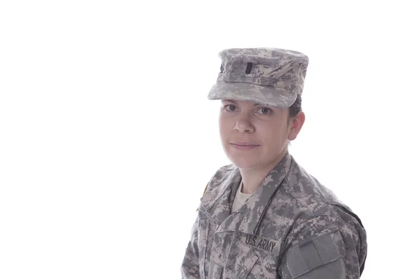 Military woman — Stock Photo, Image