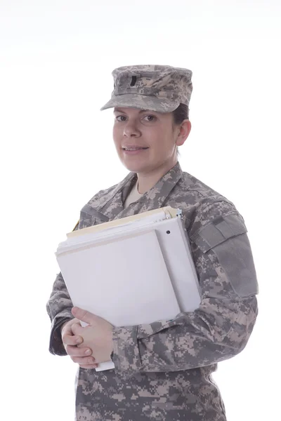 Mujer militar — Foto de Stock