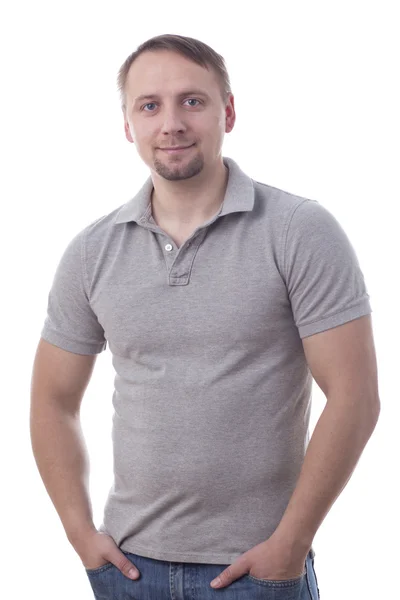 Man standing casual Stock Photo