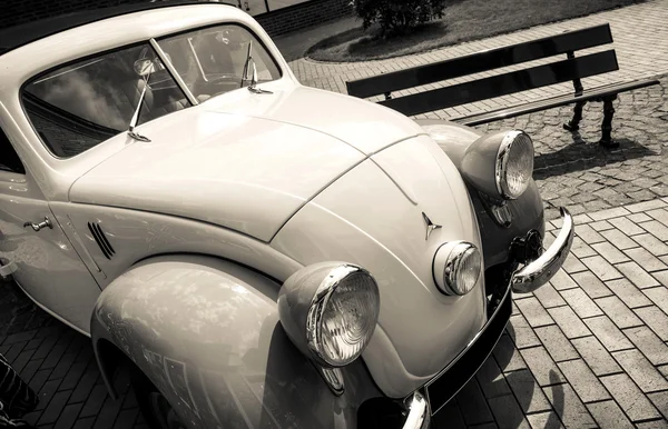 Oude Vintage Auto Mercedes Close — Stockfoto