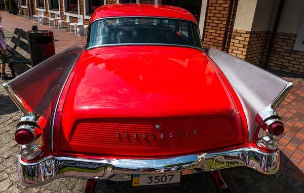 Vecchia Auto Rossa Epoca Studebaker — Foto Stock