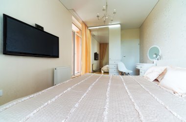 modern yatak odası iç