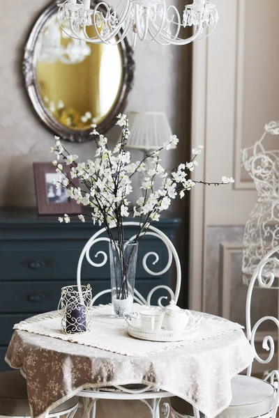 Table in cafe — Stock Photo, Image