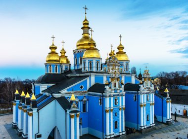 Aziz michael'ın altın kubbeli Manastırı - ünlü kilise karmaşık kiev, Ukrayna