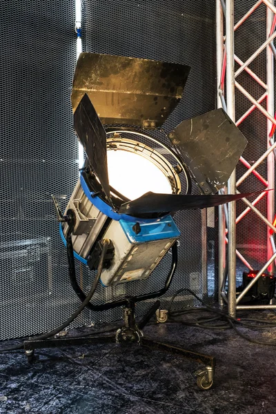 Filmkonst spotlight utrustning — Stockfoto