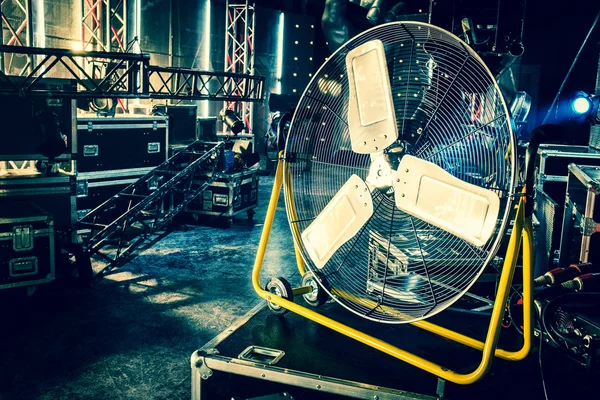 Spinning fan closeup — Stock Photo, Image