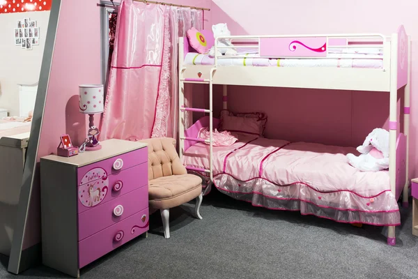 Girls bedroom interior — Stock Photo, Image