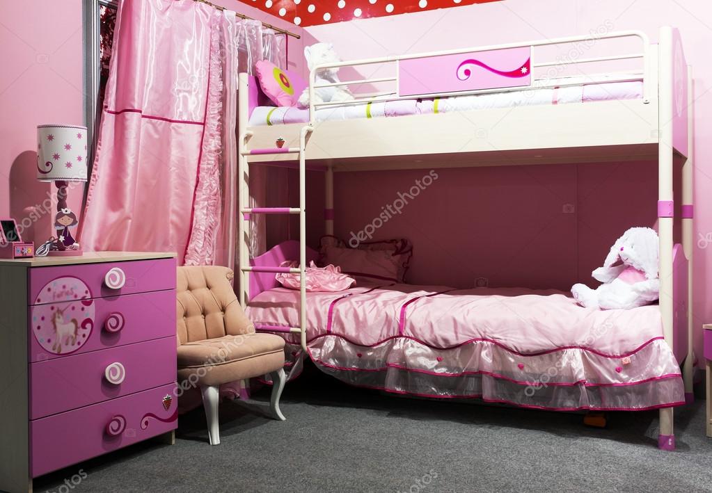 Girls bedroom interior