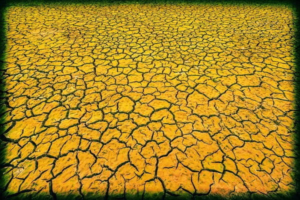 Sarı kırık yere doku — Stok fotoğraf