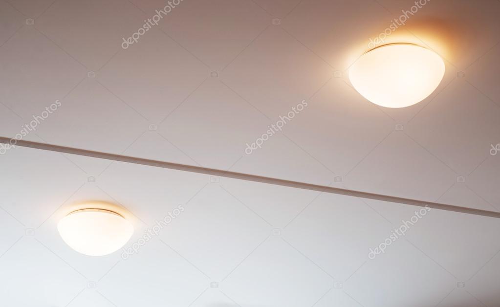 Lamp in modern interior.