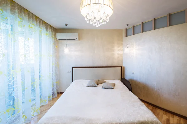 İç tasarım: Modern Yatak Odası — Stok fotoğraf