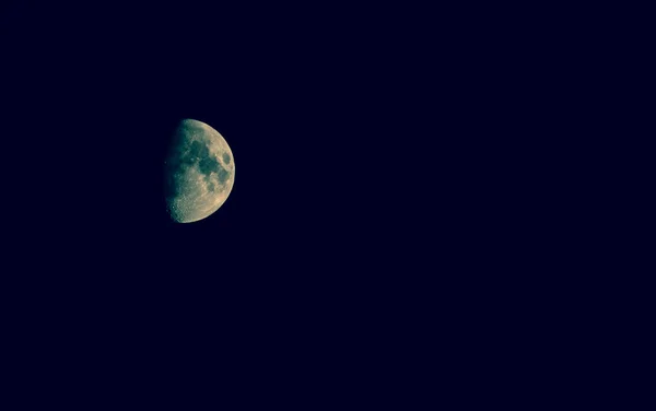 Night sky with moon — Stock Photo, Image