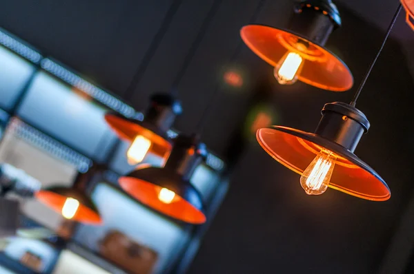 아름 다운 레트로 럭셔리 램프 장식 — 스톡 사진