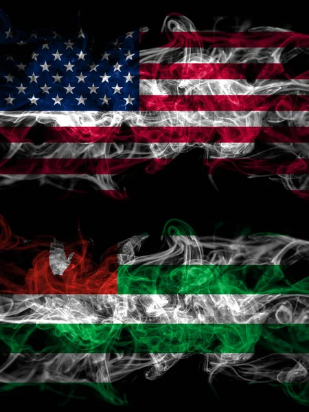 Stany Zjednoczone Ameryki Ameryki Usa Usa Amerykanin Abchazja Abkhzian Smoky — Zdjęcie stockowe