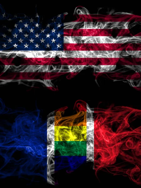 Spojené Státy Americké Amerika Usa Usa Amerika Francie Gay Flag — Stock fotografie