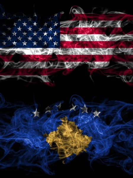 Amerikai Egyesült Államok Amerika Usa Amerikai Egyesült Államok Kontra Koszovó — Stock Fotó