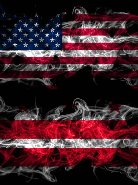 Vereinigte Staaten Von Amerika Amerika Usa Usa Amerikanische Rauchige Mystische — Stockfoto
