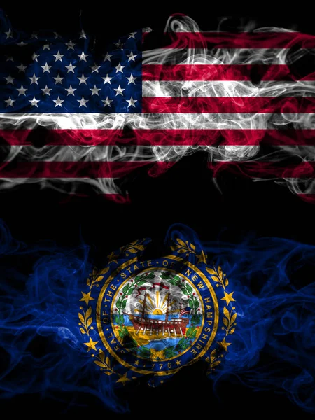 Сполучені Штати Америки Америки Сша Сша Американські Димні Містичні Прапори — стокове фото