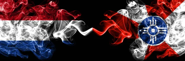 Netherlands United States America America Usa American Wichita Kansas Smoky — Stock Photo, Image