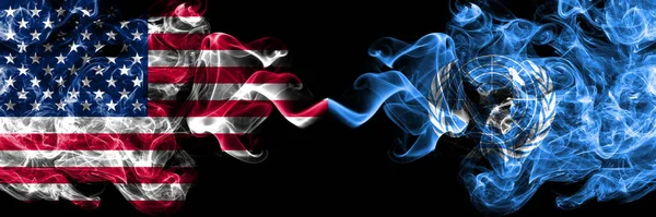 Förenta Staterna Amerika Usa Usa Amerikanska Organisationer Förenta Nationerna Rökiga — Stockfoto
