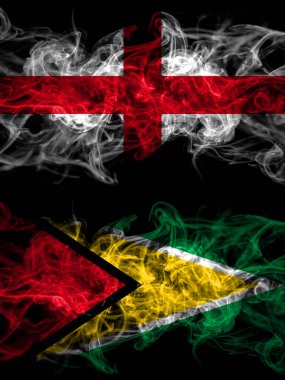 İngiltere, İngilizce ve Guyana ülkelerinin dumanlı etkisi 