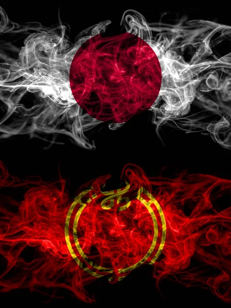 Прапори Куріння Японії Японії Японії Префектури Ніїгата — стокове фото