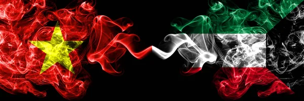 Vietnam, Vietnamlılar Kuveyt 'e karşı, Kuveyt yanyana duman bayrakları.