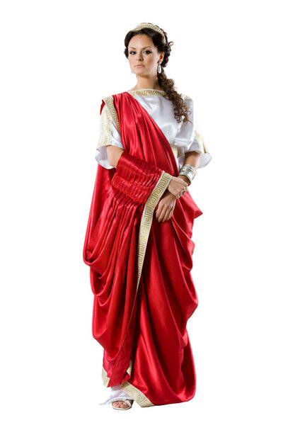 Roman-Greek goddesses, isolated on white