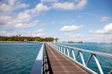 Maldivler güzel güneşli bir günde